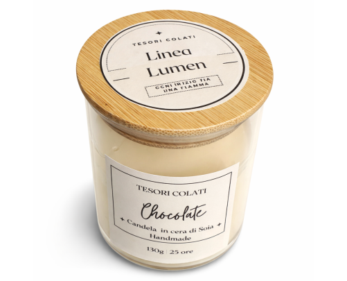 Lumen Vaniglia & Rum | Candela Artigianale in Soia – Tesori Colati