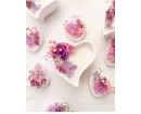 Mini Heart Rose - Cuore in Cera di Soia con Rose Stabilizzate