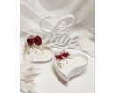 Mini Heart Rose - Cuore in Cera di Soia con Rose Stabilizzate
