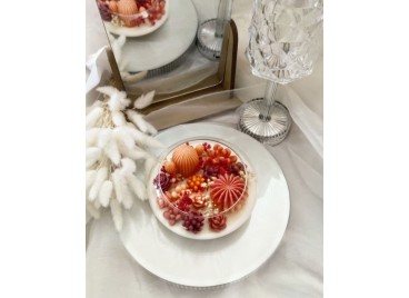 Terrarium Elissoide Arizona - Candela Home Decor in Cera di Soia e Oliva