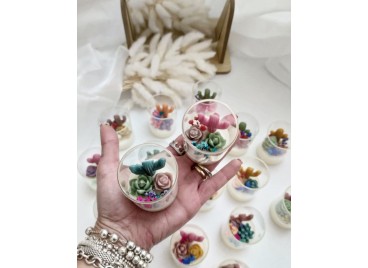 Terrarium Arizona Mini– Candela artigianale in cera di soia e oliva