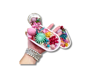 Candela “Oasi di Cactus” in Gesso Ceramico Profumato – 15x9x3 cm | Artigianale & Eco-Friendly