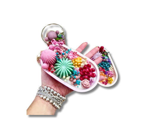 Candela “Oasi di Cactus” in Gesso Ceramico Profumato – 15x9x3 cm | Artigianale & Eco-Friendly