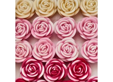 Rosa Segnaposto in Cera di Oliva – Bomboniera e Decorazione Elegante