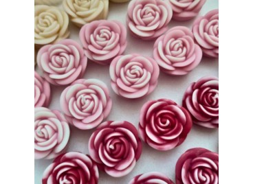 Rosa Segnaposto in Cera di Oliva | Bomboniera Elegante e Eco-friendly