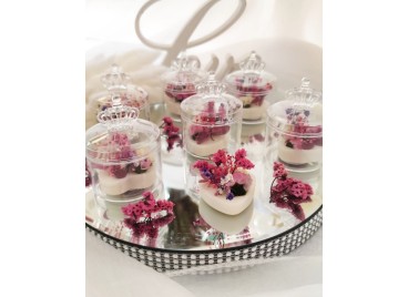 Cuore in Cupola Segnaposto – Elegante Mini Bomboniera Profumata