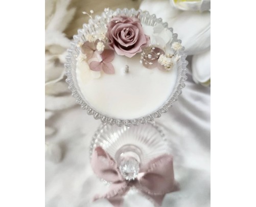 Luxory Lux – Bomboniera in Cristallo con Cera di Soia | Tesori Colati